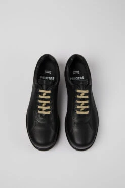 Pelotas Black Vegetable Tanned Leather Shoes For Men 10 Pelotas Black Vegetable Tanned Leather Shoes For Men -MK store 16002 317 CF