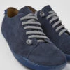 Peu Blue Nubuck Shoes For Men -MK store 17665 260 DF