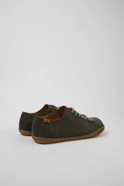 Peu Green-gray Nubuck Shoes For Men -MK store 17665 276 TF