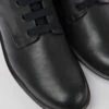 Atom Work Black Leather Blucher Shoes 2 Atom Work Black Leather Blucher Shoes -MK store 18637 035 DF