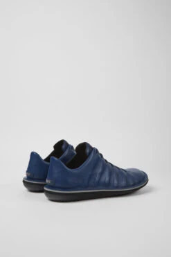 Beetle Blue Leather Shoes For Men -MK store 18751 098 TF