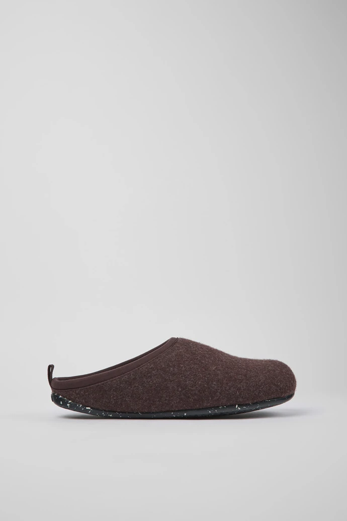 Wabi Burgundy Wool Slippers For Men 4 Wabi Burgundy Wool Slippers For Men - Image 2