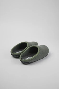 Wabi Green Wool Slippers For Men -MK store 18811 106 TF