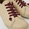 Peu Beige Leather Shoes For Women