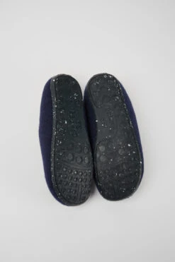 Wabi Blue Wool Slippers For Women -MK store 20889 129 SF