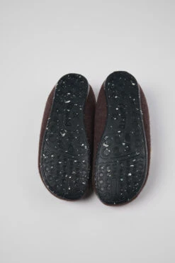 Wabi Burgundy Wool Slippers For Women -MK store 20889 135 SF
