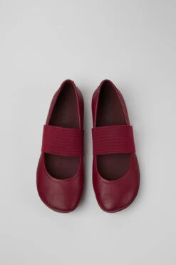 Right Deep Red Shoe For Women -MK store 21595 175 CF