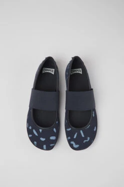 Right Multicolored Nubuck And Leather Ballerinas For Women -MK store 21595 229 CF