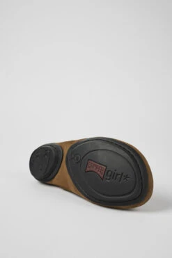 Right Brown Nubuck Ballerinas For Women -MK store 21595 232 SF