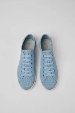 Uno Blue Nubuck And Leather Sneakers For Women -MK store 21815 070 CF