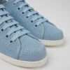 Uno Blue Nubuck And Leather Sneakers For Women -MK store 21815 070 DF
