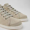 Uno Gray Nubuck And Leather Sneakers For Women -MK store 21815 073 DF