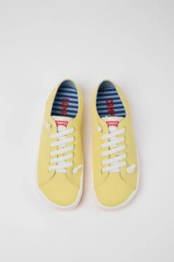 Peu Rambla Yellow Textile Sneakers For Women -MK store 21897 081 CF