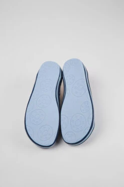 Peu Rambla Blue And White Textile Sneakers For Women -MK store 21897 082 SF