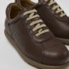Pelotas Brown Vegetable Tanned Leather Shoes For Women
