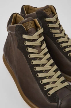 Pelotas Dark Brown Vegetable Tanned Leather Shoes