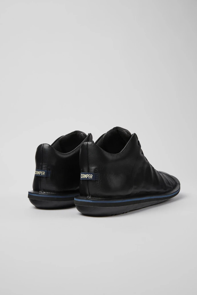 Beetle Black Leather Ankle Boots For Men 5 Beetle Black Leather Ankle Boots For Men - Image 3