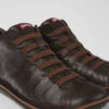 Beetle Dark Brown Leather Sneakers