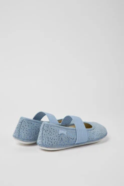 Right Blue Nubuck Ballerinas For Kids -MK store 80025 147 TF