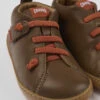 Peu Brown Leather Shoes For Kids -MK store 80153 095 DF
