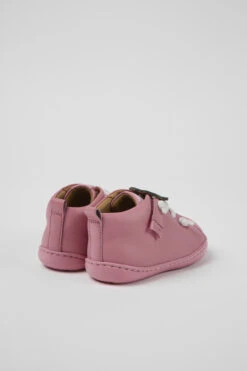 Peu Pink Leather Shoes For Kids -MK store 80153 098 TF