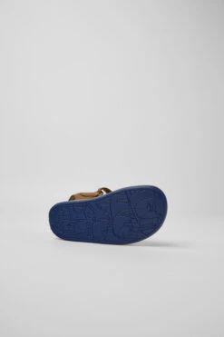 Bicho Brown Leather Sandals For Kids -MK store 80177 063 SF