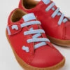 Peu Red Leather Shoes For Kids -MK store 80212 100 DF