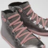 Peu Silver Leather And Nubuck Boots 1 Peu Silver Leather And Nubuck Boots -MK store 90085 088 DF