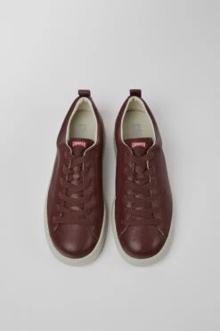 Runner Burgundy Leather Sneakers -MK store K100226 097 CF