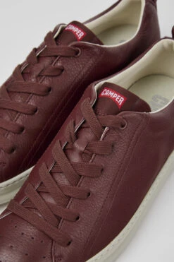 Runner Burgundy Leather Sneakers