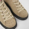 Runner Beige Nubuck Sneakers For Men