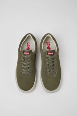 Runner Green Nubuck Sneakers For Men -MK store K100227 059 CF