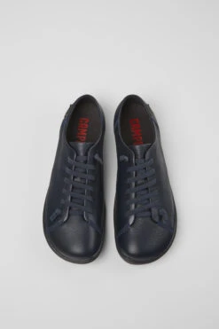 Peu Blue Leather Shoes For Men -MK store K100249 049 CF