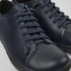 Peu Blue Leather Shoes For Men