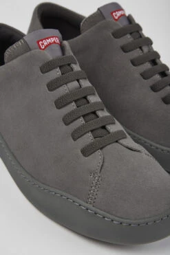 Peu Touring Gray Nubuck Sneakers For Men