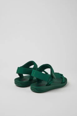 Match Green Textile Sandals For Men -MK store K100539 022 TF