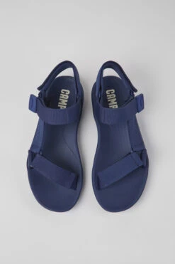 Match Blue Textile Sandals For Men -MK store K100539 024 CF