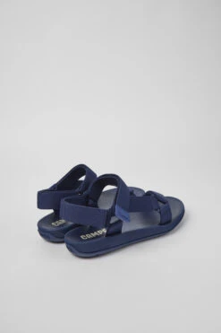 Match Blue Textile Sandals For Men -MK store K100539 024 TF