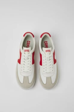 Pelotas XLite White And Red Textile And Leather Sneakers For Men -MK store K100545 038 CF