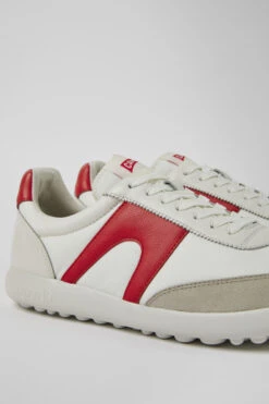 Pelotas XLite White And Red Textile And Leather Sneakers For Men