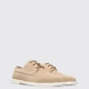 Judd Beige Lace-up Shoe For Men -MK store K100546 005 F