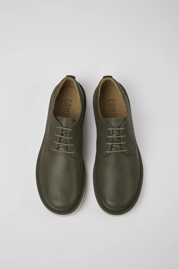 Wagon Green Leather Shoes For Men 6 Wagon Green Leather Shoes For Men - Image 4