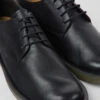 Wagon Black Leather Shoes For Men -MK store K100669 017 DF