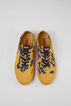 Camaleon Orange And Blue Recycled Cotton Sneakers For Men -MK store K100674 029 CF