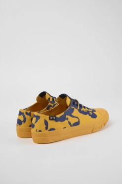 Camaleon Orange And Blue Recycled Cotton Sneakers For Men -MK store K100674 029 TF