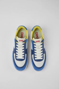 Drift Blue And White Recycled Polyester Sneakers For Men -MK store K100707 020 CF