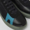 Twins Black Leather And Nubuck Sneakers For Men -MK store K100743 031 DF