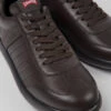 Pelotas XLite Dark Brown Leather Sneakers For Men
