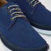 Wagon Blue Textile And Nubuck Shoes For Men -MK store K100774 007 DF