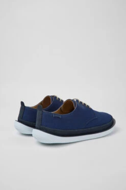 Wagon Blue Textile And Nubuck Shoes For Men -MK store K100774 007 TF